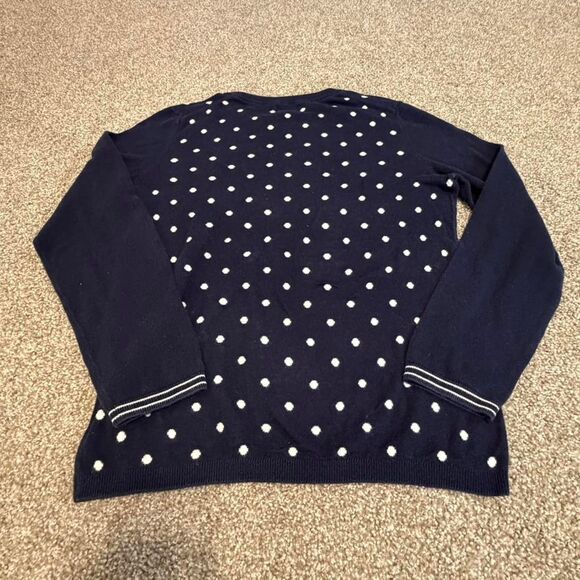 Tommy Hilfiger Women's Navy and Blue Jumper L - Picture 7 of 8